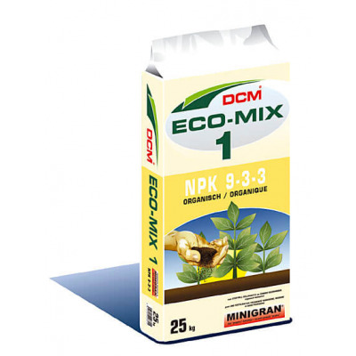 DCM-ECOR1-ECO-MIX 1-COR75-100D (Minigran)- NPK 9.5.3 -25kg-100% org.gnojilo 33/p
