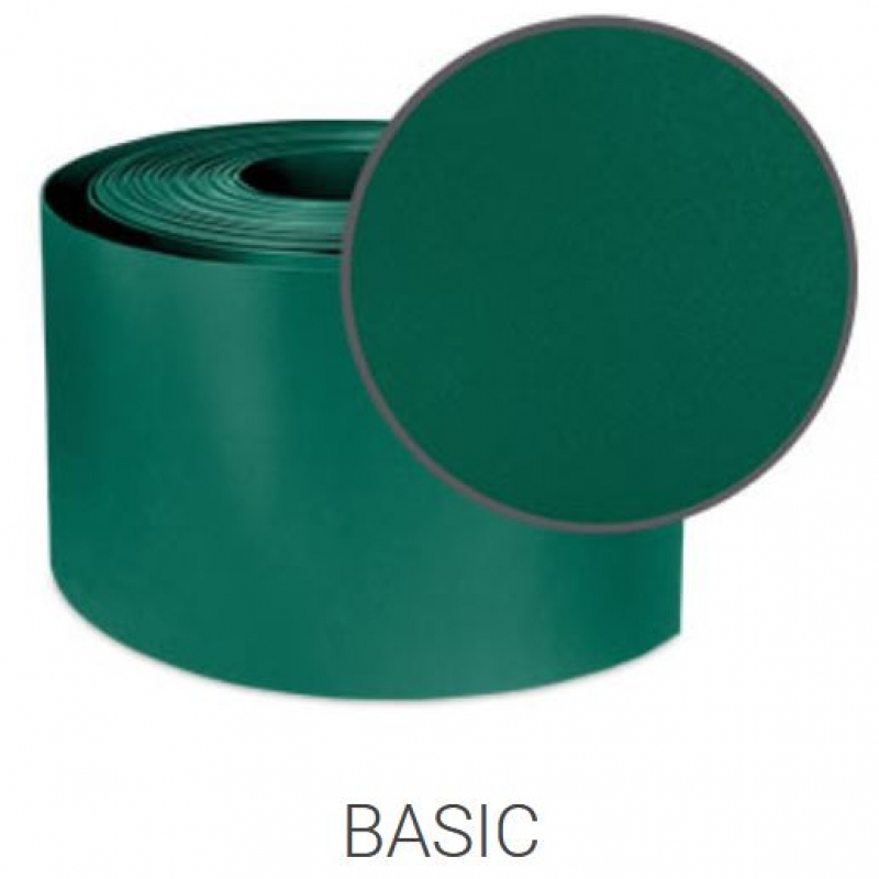 Thermoplast- K06- 190mm-GLADKI  BASIC TRAK - Zeleni GREEN(RAL6005)-Pak. 26m